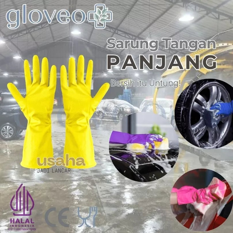 SunnyCare | 100% Latex Long Gloves