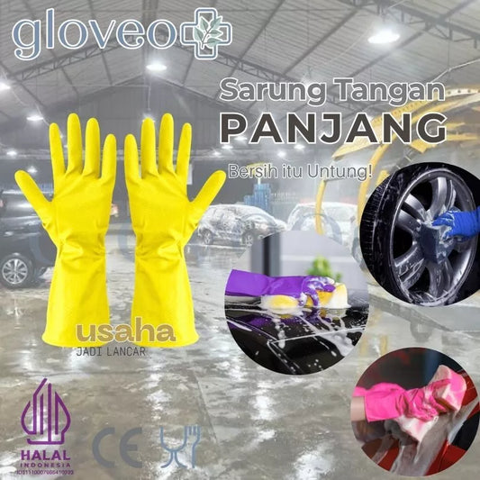 SunnyCare | 100% Latex Long Gloves