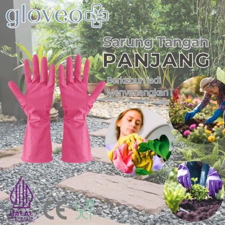 GentleWash | 100% Latex Long Gloves